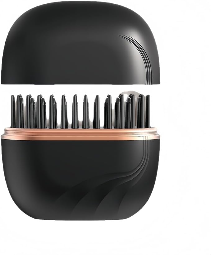 Mini Straightener - 3-Speed Temperature Control Rechargeable Hair Straightener Brush,Anti Scald Shell，Lightweight Portable Heatable Home Travel Gifts (2)