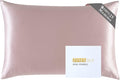 ZIMASILK 25 Momme 100% Pure Mulberry Silk Pillowcase for Hair and Skin Care, Highest Grade 6A Pillow Cases for Women, Long-Lasting Durablity, Gift for Women Men, 1Pc (Queen 20"x30", Light Plum)