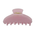 Luxury Pink Claw Clip for Women | Our Acetate Pink Hair Clip Feels Light, Looks Smooth and is Easy to Wear | Use for easy Half Ups with No Snagging and a Secure Grip in a Large Four Inch Size