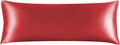 BEDELITE Satin Body Pillow Cover, Super Soft and Cooling Body Pillow Pillowcase for Hair and Skin, Breathable Silky Full Long Pillowcase Cover(20"x54", Baked Apple)