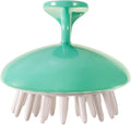 Shampoo Massager Brush, Scalp Massager and Exfoliator Features Soft Bristles to Aid in Dandruff Relief, Increase Circulation, and Stimulate Hair Growth for Healthy Looking Hair (Aqua)