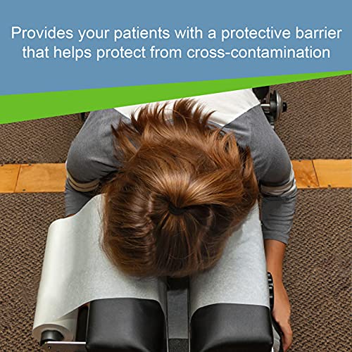 Headrest Rolls, 25-Pack - 8.5" x 225' - Premium Smooth 16 Pound Paper - Disposable Face Cradle Surface Spool for Medical, Exam and Chiropractic Tables