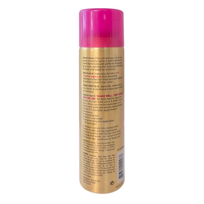 STYLE EDIT DARK BLONDE Root Concealer Touch Up Spray | Instantly Covers Grey Roots | Professional Salon Quality Cover Up Hair Products for Women| 4 Ounce (Pack of 1)