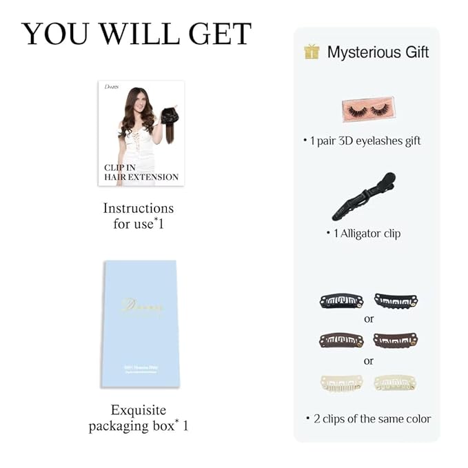 DOORES Clip in Hair Extensions Bleach Blonde 100g 7pcs 14 Inch Real Human Hair Extensions Straight Natural Remy Weft