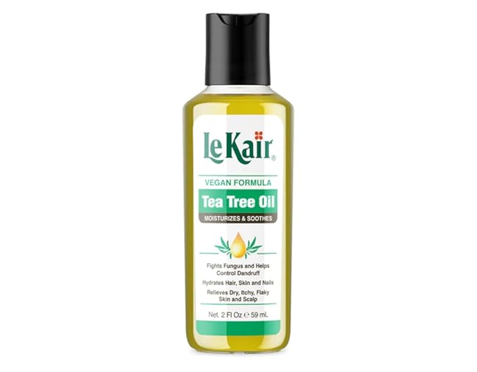 Tea Tree Oil Vegan Formula – Soothing Oil for Dry Scalp, Flaky Skin, Itchy Scalp & Nails – Fights Dandruff & Promotes Hydration – 3.4 fl oz (Pack of 5)