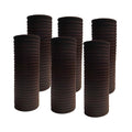 Hair Ties Hair Elastics Bands Seamless Cotton No Damage Thick Curly Hair Long-Lasting Braids Ponytails Holders All Hair Types Pain-Free Hair Accessories Women Men Dark Brown Colors 50 PCS