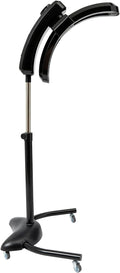 Hair Steamer Professional Hair Salon Steamer,40-70℃/104-158℉,Hair Steamer with Temperature and Time Adjustment,Hair Color Treatment Processor with Wheels,Portable Standing Dryer for Home(Black 950w)