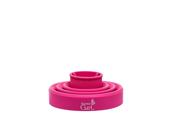 Kozma Curl Universal Diffuser, Curly Hair Dryer Diffuser, Dryer Attachement, Curly Hair Diffuser, Silicone Diffuser, Collapsible Hair Diffuser, Travel Hair Diffuser