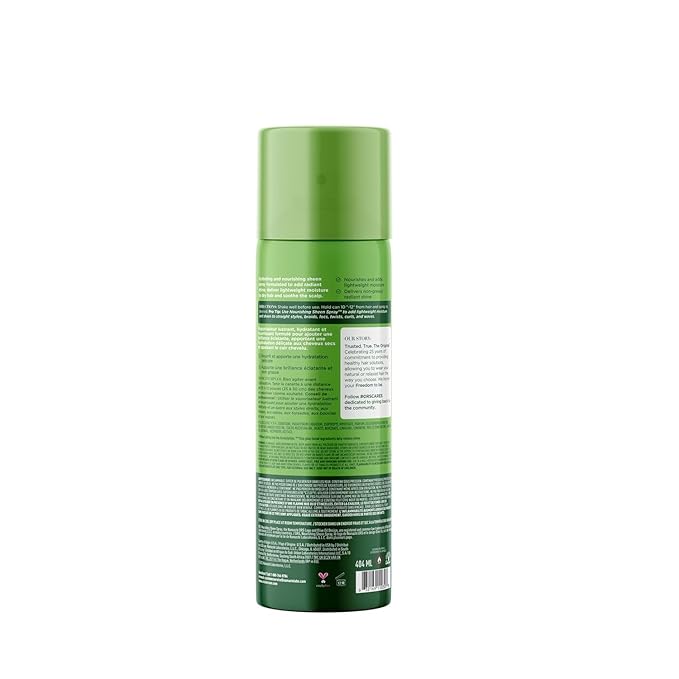 ORS Olive Oil Nourishing Sheen Spray infused with Coconut Oil 10 Ounces (Pack of 4)