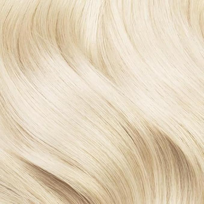 Luxy 100% Remy Human Hair – Halo Clip-In Hair Extensions –Natural Looking Volume & Length - One-Piece - Easy 5-Min Application 180 grams 20" Platinum Blonde Halo