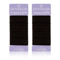 Dark Brown Hair Elastics Ties for Women, Small Hair Scrunchies Band Ponytail Holders No Damage No Pull No Slip for Thick Thin Hair 50 pieces (Dark Brown)