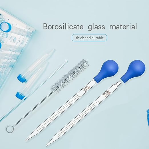 Droppers 10ml Pipettes Glass Graduated Dropper Lab Pipette Liquid Pipette (4)