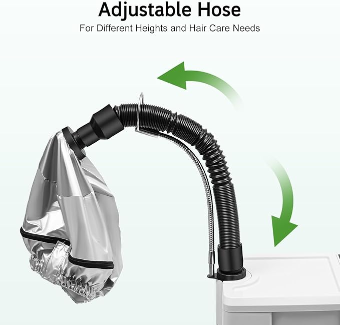 Nano Hair Steamer Machine,110V 500W Color Processor Beauty Haircut Salon,Multifunctional Anion Vertical Hair Dyeing Machine for Hairdressing Care Hair Repair