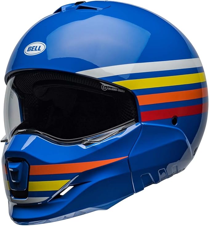 Bell Moto Broozer Prime Gloss Blue Medium