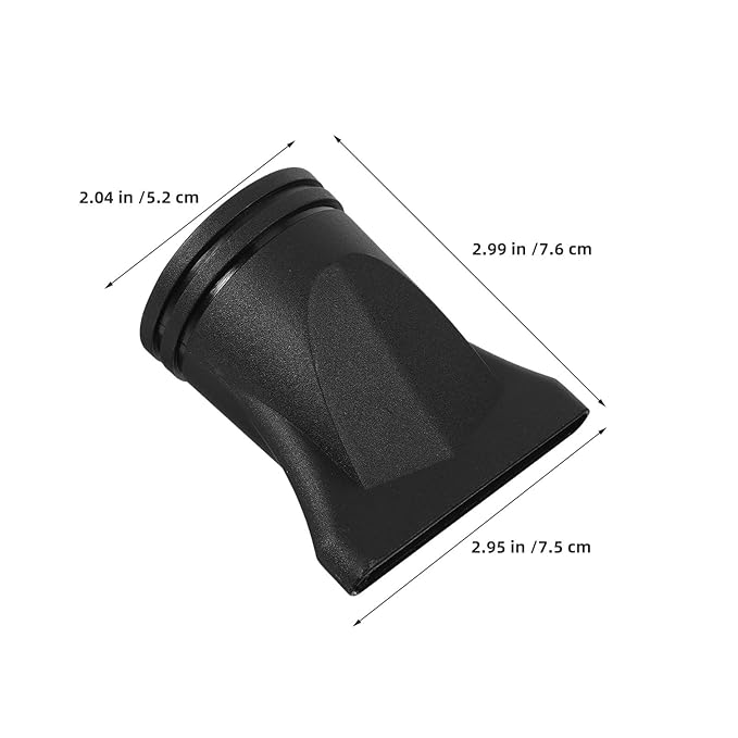 SOIMISS 6pcs Plastic Hair Dryer Nozzle Concentrator Attachment Nozzle Replacement Blow Flat Tool Fit for Blow Dryer Diameter 4.4-4.6cm