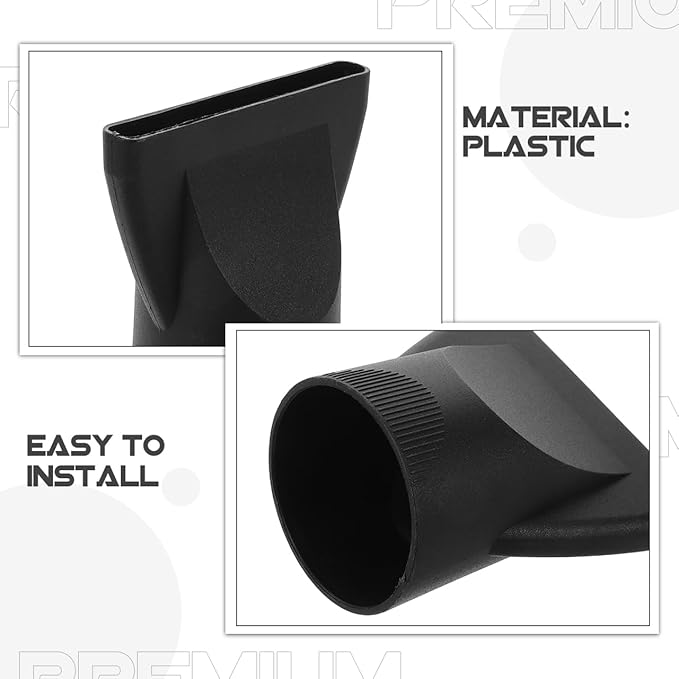 2Pcs Hair Dryer Concentrator Nozzle Attachments Universal Blow Dryer Accessories for Precise Styling Enhanced Shine Lightweight Plastic 3X3X2 Inches