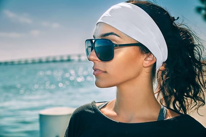 Tobeffect Headbands for Women Non Slip Turban Headband Boho Wide Head Band Womens Hair Wraps Accessories for Teen Girls 8 Pack Solid Colors