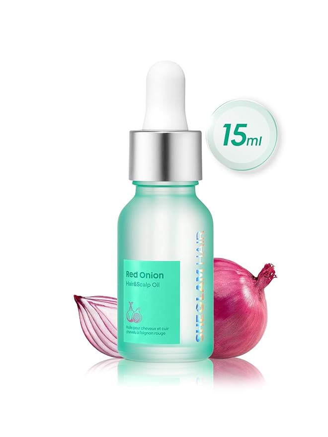 SHEGLAM Hair & Scalp Oil - 0.5 fl oz, Hydrating Serum, Macadamia & Grapeseed Oils, Soothes Dry Scalp, Balances Sebum, Adds Shine, For Sensitive Scalp & Dandruff