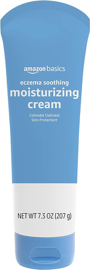 Amazon Basics Eczema Soothing Moisturizing Cream with Colloidal Oatmeal, 7.3 ounce (Pack of 1) (Previously Solimo)