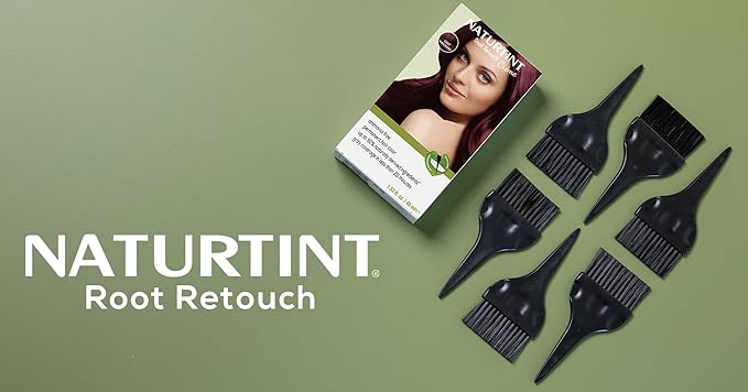 Naturtint Light Mahogany Root Retouch Crème Permanent Hair Color - Ammonia Free, Conceal Grays, No Artificial Scent, 1.52 Fl Oz
