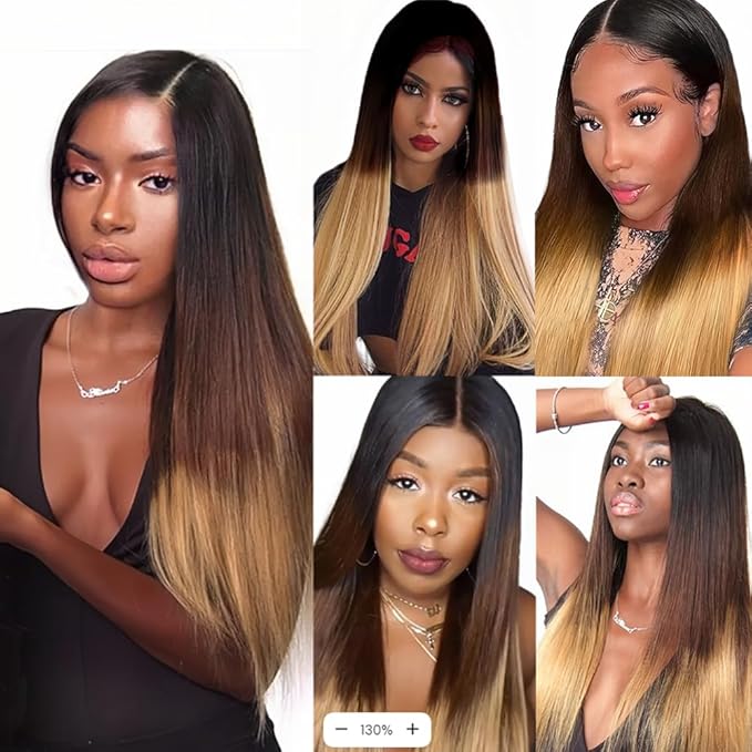 28 30 32 Inch Ombre Bundles Human Hair Color 27 Straight Bundles Peruvian Unprocessed Virgin Remy Hair Extensions Double Weft Real Blonde Bundle Hair Weave