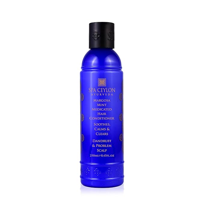 SPA CEYLON Margosa Mint Medicated Hair Conditioner | Treat and Control Dandruff and Itchy Scalp | Soothes Calm and Clears Hair and Scalp | For Dandruff & Problem Scalp