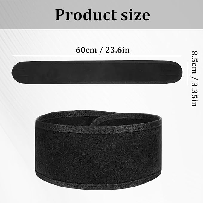 4 Pack Adjustable Makeup Headbands – Non-Slip Spa & Facial Hair Wrap, Washable Headband for Shower, Yoga, Gym, Salon & Home Use (Fits All), HZFD-BE