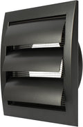 Repa Market 4 Inch Anthracite Dryer Vent Hood/Duct Cover for Walls or Ducting/ABS Plastic Grille with Flaps & Insect Screen/Exhaust and Dryer Vent Covers for Indoor & Outdoor Use
