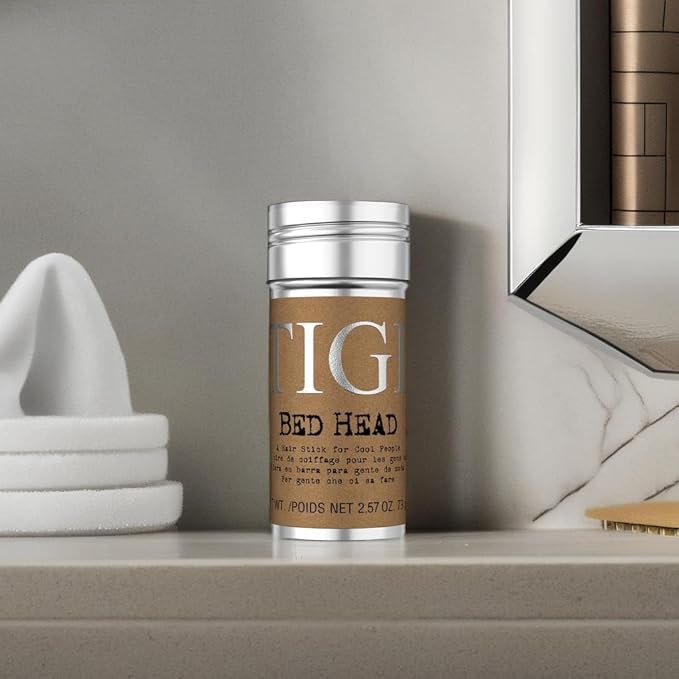 TIGI Bed Head Hair Wax Stick – Strong Hold with Triple Wax Formulation for Slick Back Hair Styling and Smoothing Flyaways, 2.57 oz