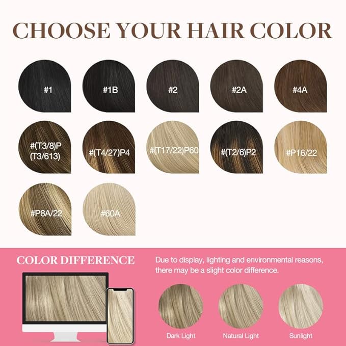 GOO GOO Remy Human Hair Clip in Extensions - Natural Real Hair, 22in 150g 9Pcs, Balayage Ash to Platinum Blonde