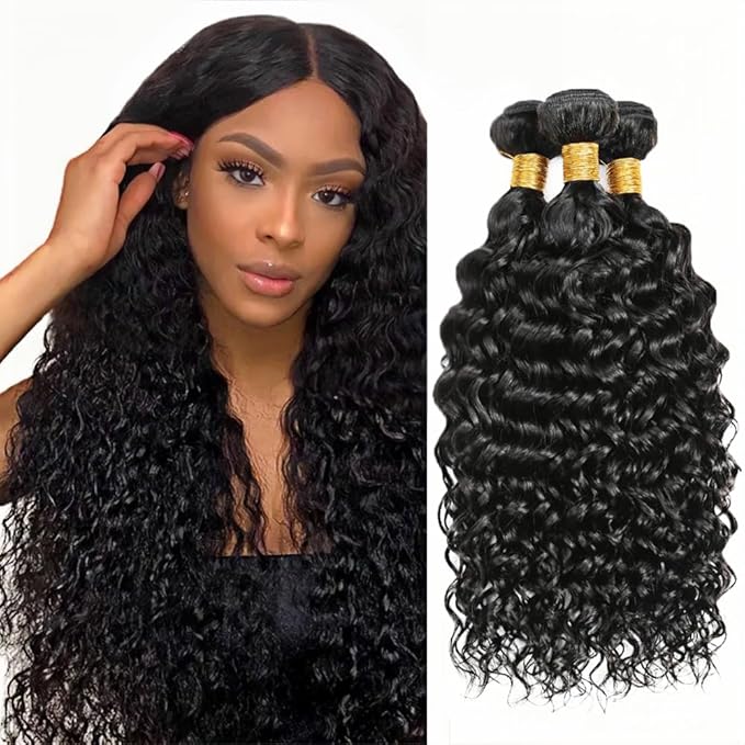 Bundles Human Hair Color 1B Kinky Curly Bundle Niegmeag Peruvian Unprocessed Virgin Remy Hair 3 Bundles 20 22 24 Inch Double Weft Natural Black Kinky Curly Bundle Hair Weave