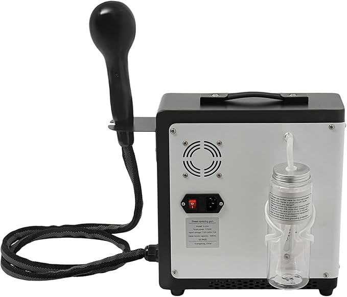 Nano Hair Steamer, 1750W Hair Color Processor Multifunctional Hair Dyeing Machine with External Water Tank & Pipe, Professional Nano Mist Salon Steamer Equipment