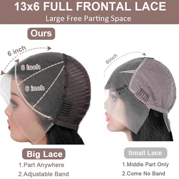 30 Inch 13x6 Lace Front Wigs Human Hair 200 Density HD Full Frontal Straight Lace Front Wigs Real Human Hair Wigs Pre Plucked Wigs for Women