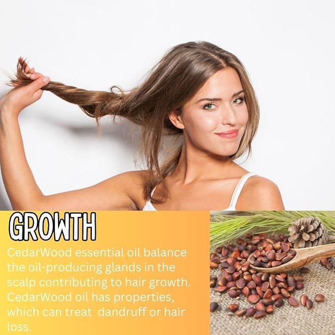 Rice Water For Hair Growth - Hair & Scalp Treatment, Rosemary Water Spray For Hair Growth, Infused with Biotin, Vegan Non-Greasy Spray Naturally Thicker hair. (Vanilla + Cedarwood, 4 OUNCES) (8 OUNCES, Vanilla Cedarwood)