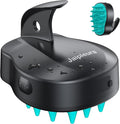 Electric Hair Scalp Massage Brush with Soft Silicone Bristles,3-Level Vibration,IPX6 Waterproof for Hair Growth & Dandruff Removal, Scalp Exfoliator(Light Blue)