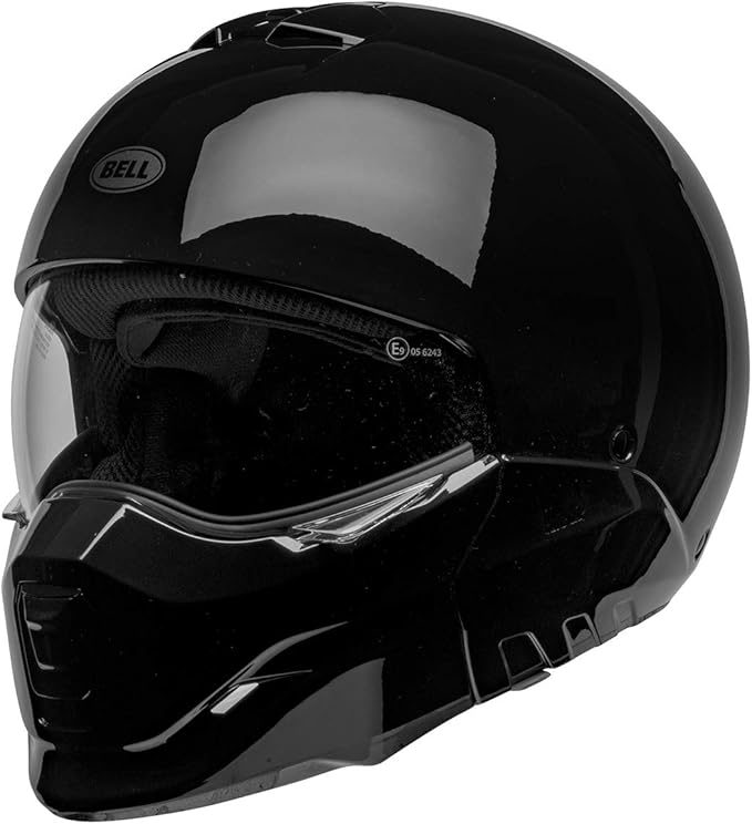 Bell Moto Broozer Gloss Black Large
