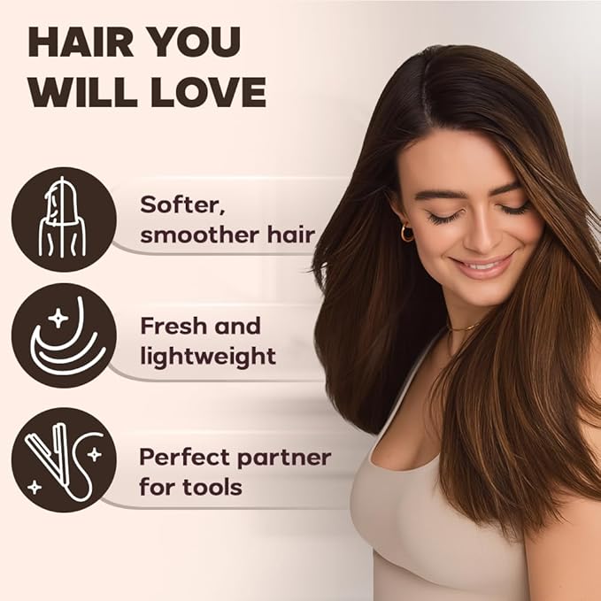 HerStyler Evolution Argan Oil Serum - Vitamin E Nourishing Treatment to Soften Dry Hair, For Hair Straightening With Aloe Vera (2 Pack)