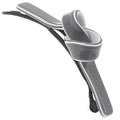 Camila Paris CP3359 French Hair Barrette Clip for Girls, Handmade, Gray/White, Metal-Free Closure Strong Hold Grip Hair Clips for Women, No Slip Durable Styling Girls Hair Accessories, Made in France