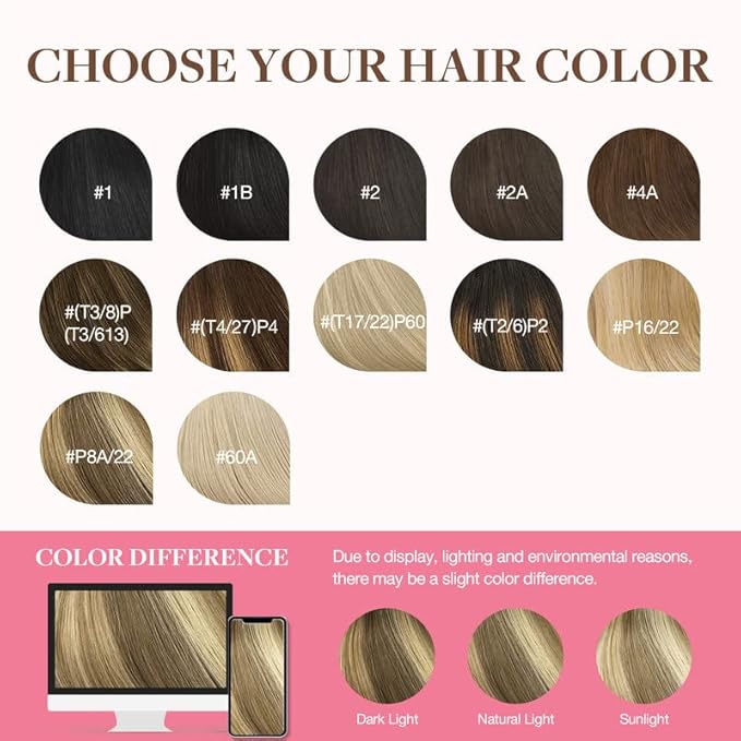 GOO GOO Clip in Hair Extensions Real Human Hair, Remy Human Hair Extensions Clip ins for Women, Natural Human Hair, 20inch 150g 9Pcs, 8A/22 Medium Brown Highlighted Golden Blonde