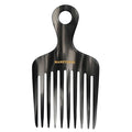 14MX Long-Tooth Comb/Afro Hair Lift Combs for Women's Curls and Men's Beards - Hand-Made, Hand-Crafted Beauty for Effortless Styling (Graphite, 2 PACK)