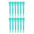 Hair Styling Clips, ANGGREK 12pcs/Box Hair Styling Clips Hairdressing Salon Sectioning Hairpins Duck Billed Hair Cutting Clips for Thick and Thin Hair Salon Styling 6 Colors(green)