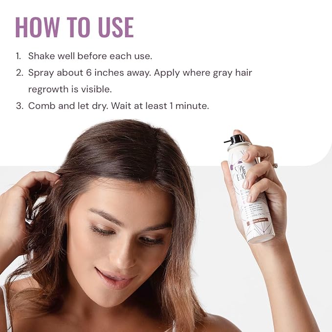 Style Edit Root Concealer Touch Up Spray (Multiple Colors Available) - Instantly Covers Greys And Roots - Professional Salon Quality Grays Cover Up Hair Products for Women Light Brown 2 Ounce PACK OF 4 PLUS 1 FREE (Total Of 5)