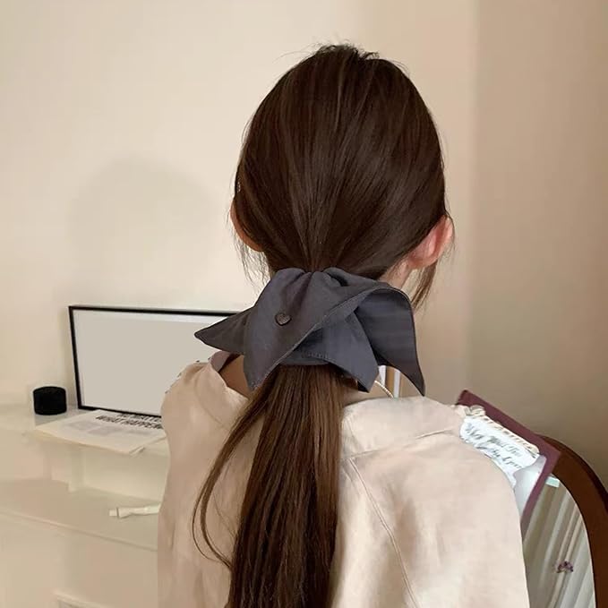 Elastic Hair Scrunchie Fabric Headbands For Women Soft And Stretchy Hair Tie For Everyday Use Or Special Occasio(As Shown)