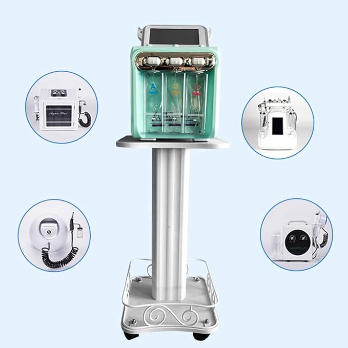 Beauty Instrument Cart Salon Machine Stand, Dental SPA Equipment Trolley Holder Equipment Storage with 4 Wheels Cart Stand for Hair Stylist Hairdresser Salon