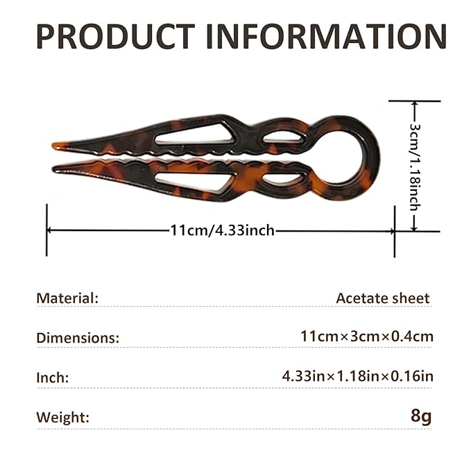 Prestige Hair Pins,Elegant Hair Accessories,3PCS French Hair Pins for women,Suitable for all head shapes (A-1)
