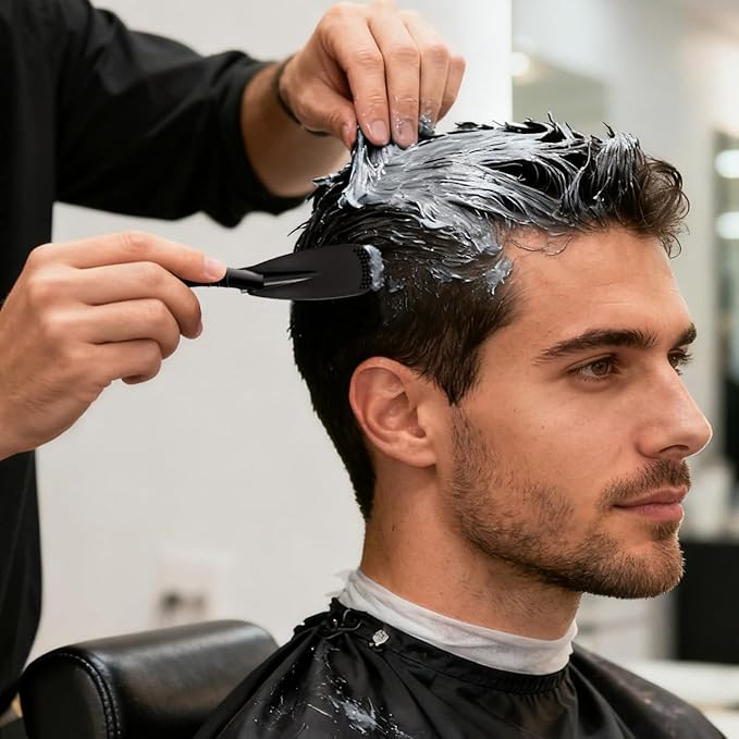 PartyKindom 6pcs Hair Dye Brush for Salon: Hair Coloring Tools Highlight Brush Professional Color Applicator for Stylist