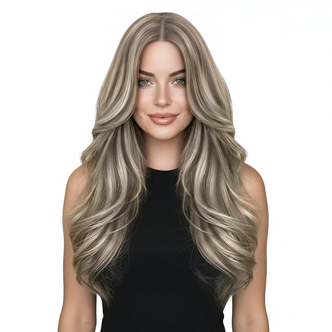 Sunny Hair Tape in Hair Extensions Human Hair Light Brown Highlight Blonde Tape in Extensions 24 inch Hair Extensions Real Human Hair Tape ins 20Pcs 50g