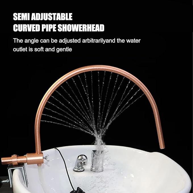 Massage Salon & Spa Basin Faucet, Water Circulation Rack for Head Hair Salon Head Spa Frame Head Therapy Device 180° Arc Design