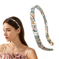Hair Bands Eyewear-Friendly Design, Hairbands for Women - Non-Slip Thin Headbands with Teeth, No Pressure & No Headache Sunglasses Headband (Blue)
