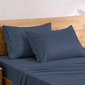 TOSMO Luxury Pillow Case Set of 2 - Cooling Viscose Derived from Bamboo - Oeko-TEX, Breathabl Silky Soft Pillow Cases with Envelope Closure (Queen, Slate)